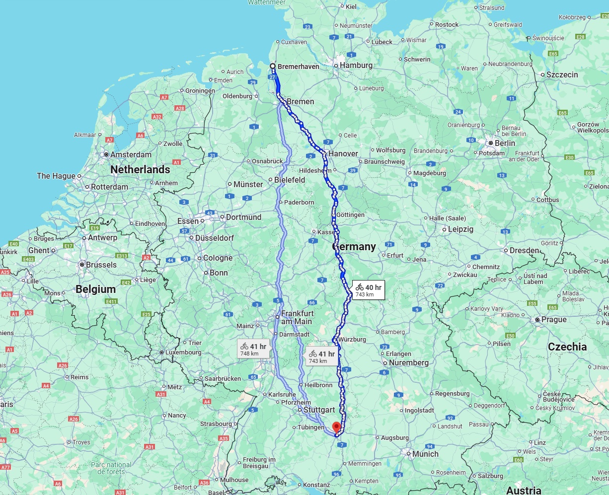 Anreise von Bremerhaven Zu Ulm Über 