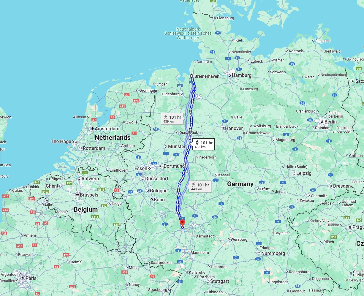 Anreise von Bremerhaven Zu Wiesbaden Über 