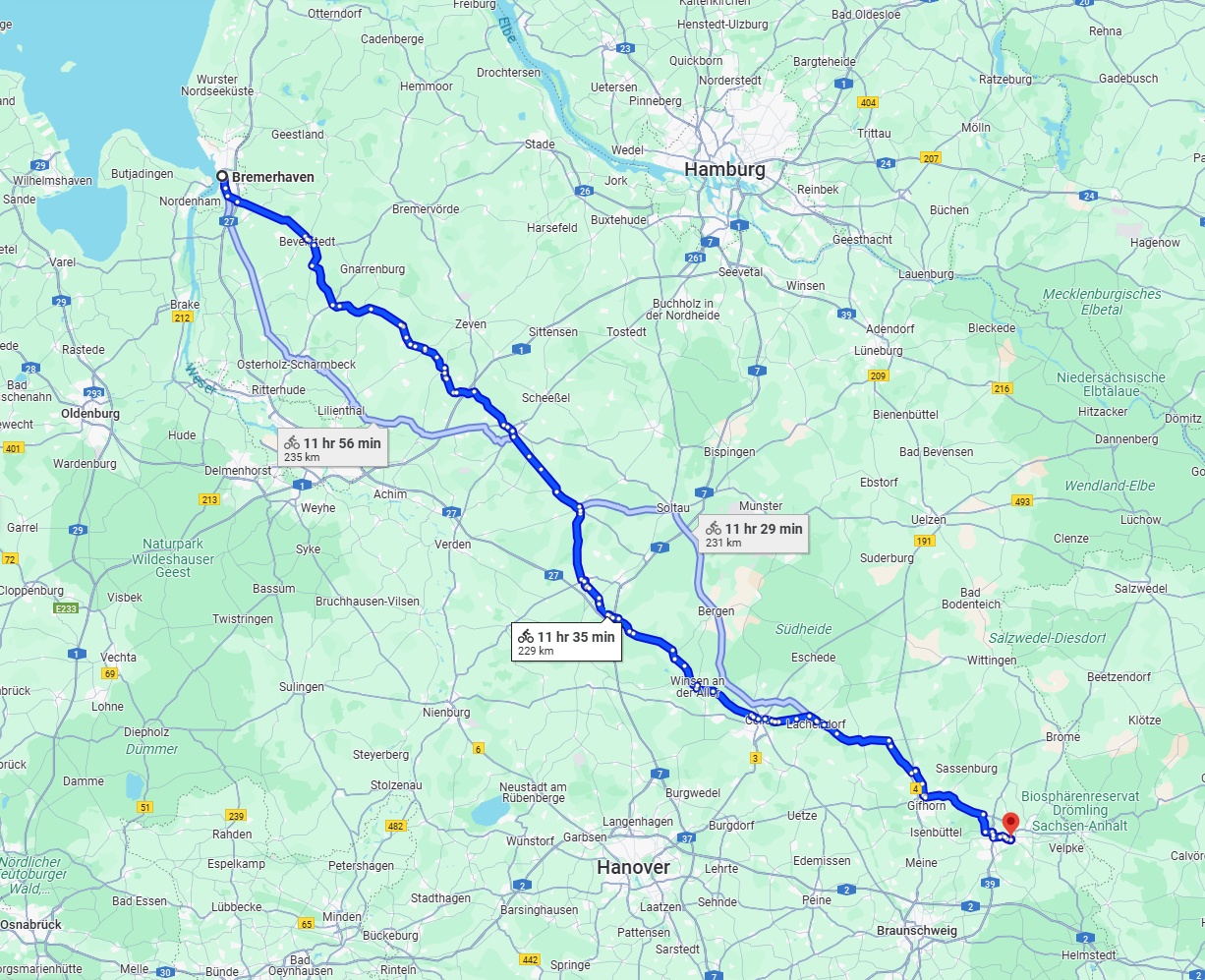 Anreise von Bremerhaven Zu Wolfsburg Über 