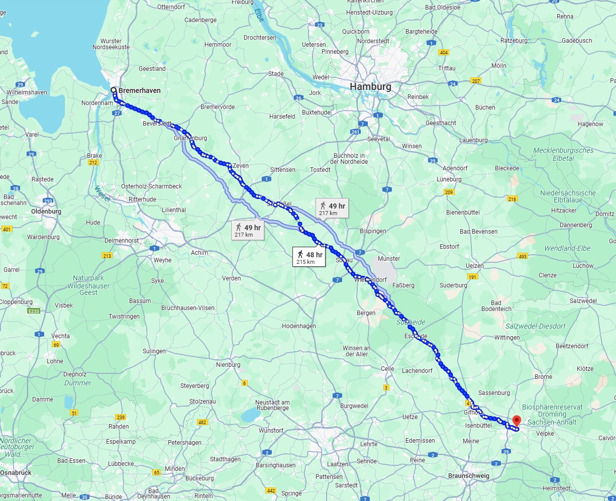 Anreise von Bremerhaven Zu Wolfsburg Über 