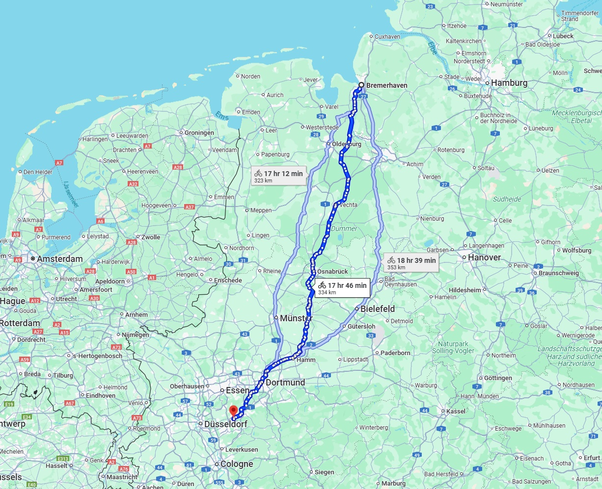 Anreise von Bremerhaven Zu Wuppertal Über 