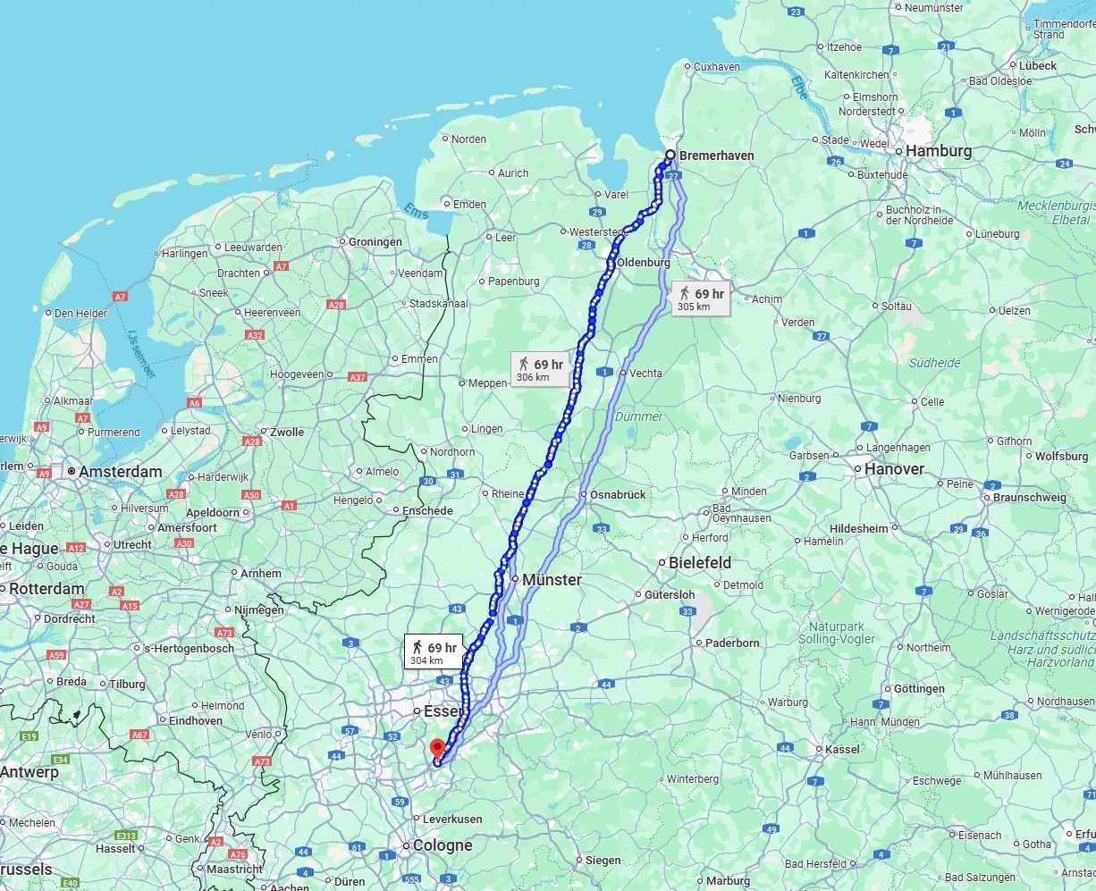 Anreise von Bremerhaven Zu Wuppertal Über 