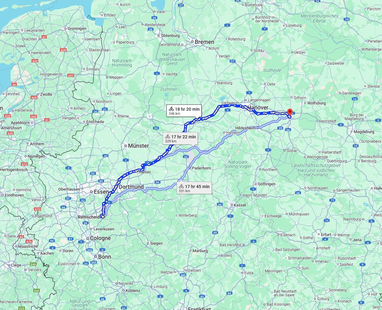 Anreise von Remscheid Zu Braunschweig Über 