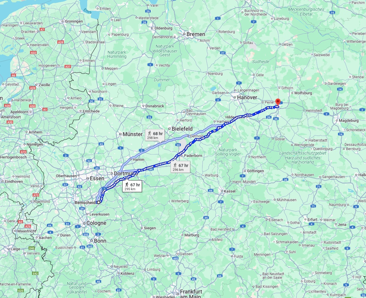 Anreise von Remscheid Zu Braunschweig Über 