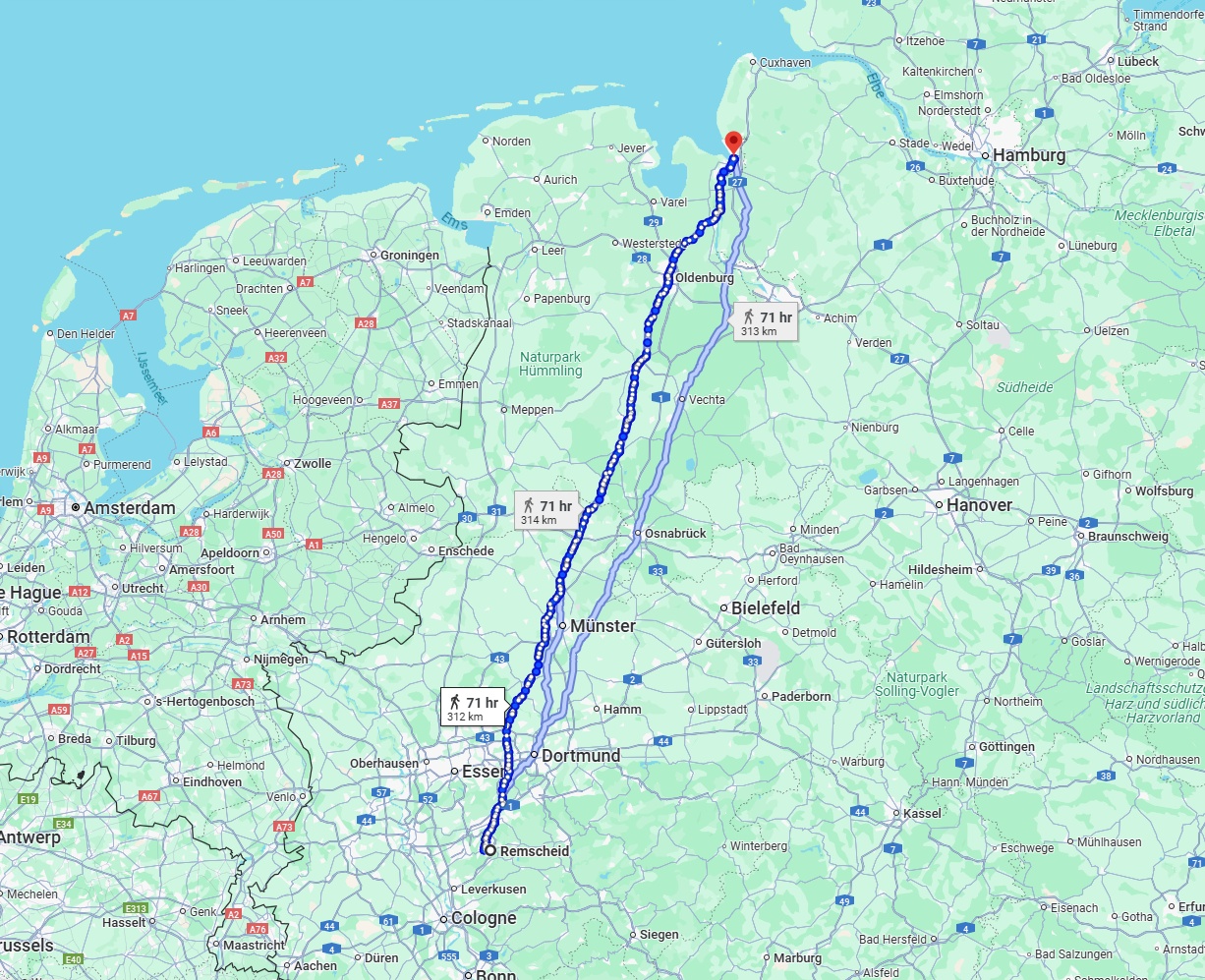 Anreise von Remscheid Zu Bremerhaven Über 