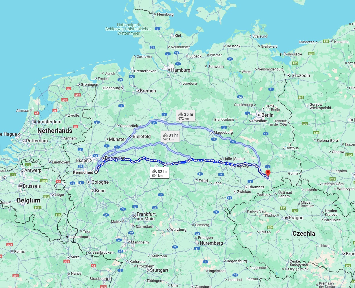 Anreise von Remscheid Zu Dresden Über 