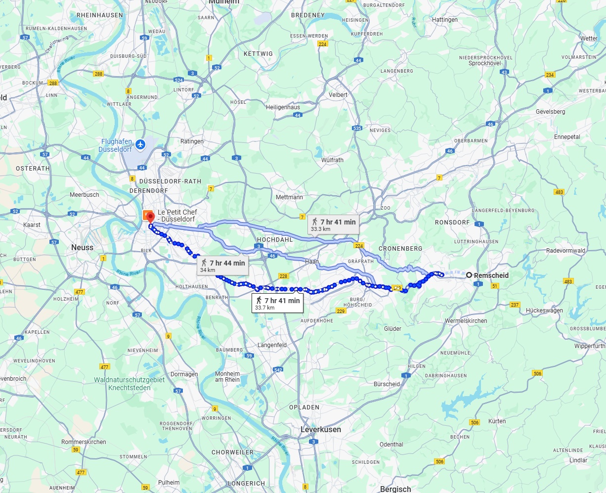 Anreise von Remscheid Zu Düsseldorf Über 