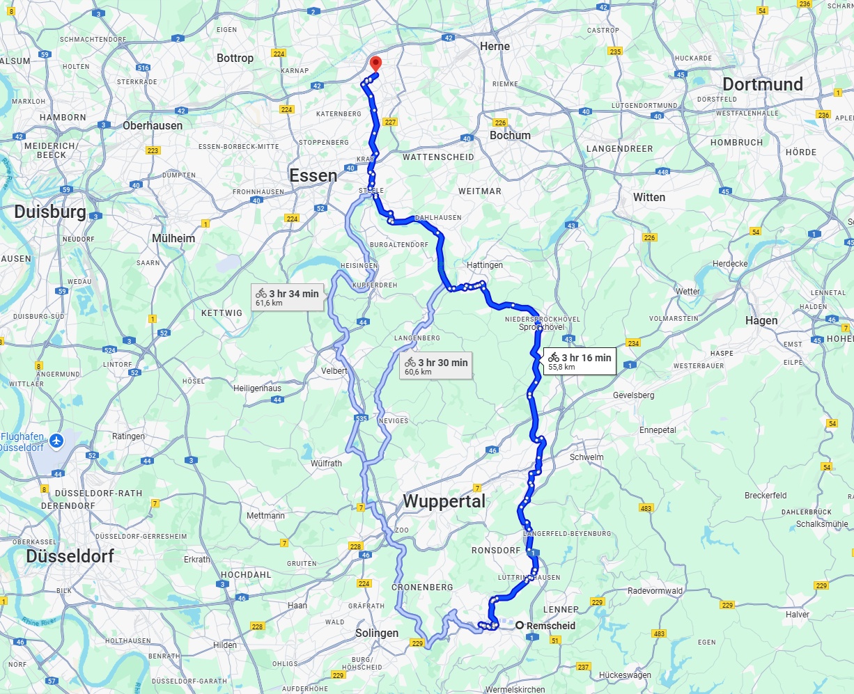 Anreise von Remscheid Zu Gelsenkirchen Über 