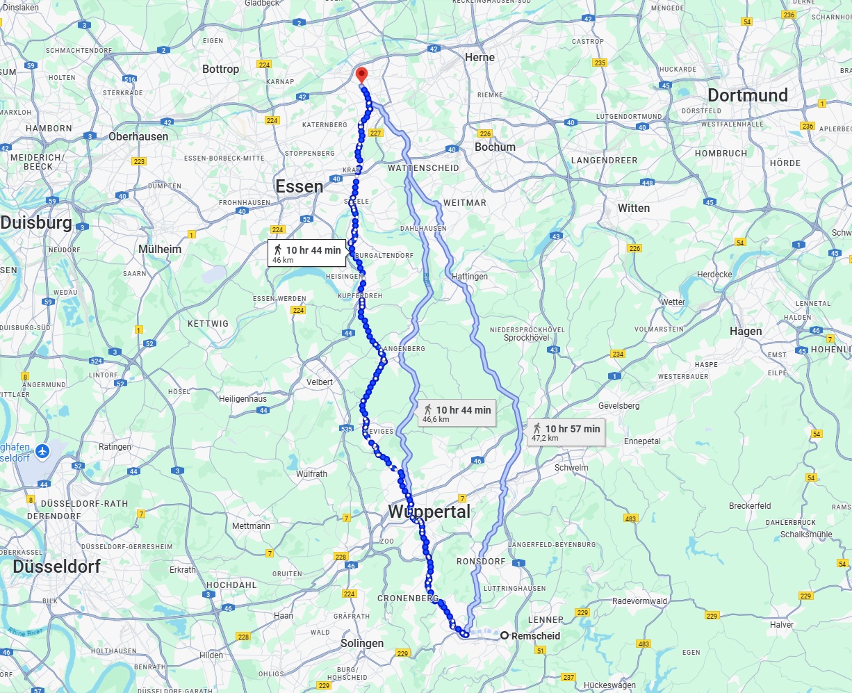 Anreise von Remscheid Zu Gelsenkirchen Über 