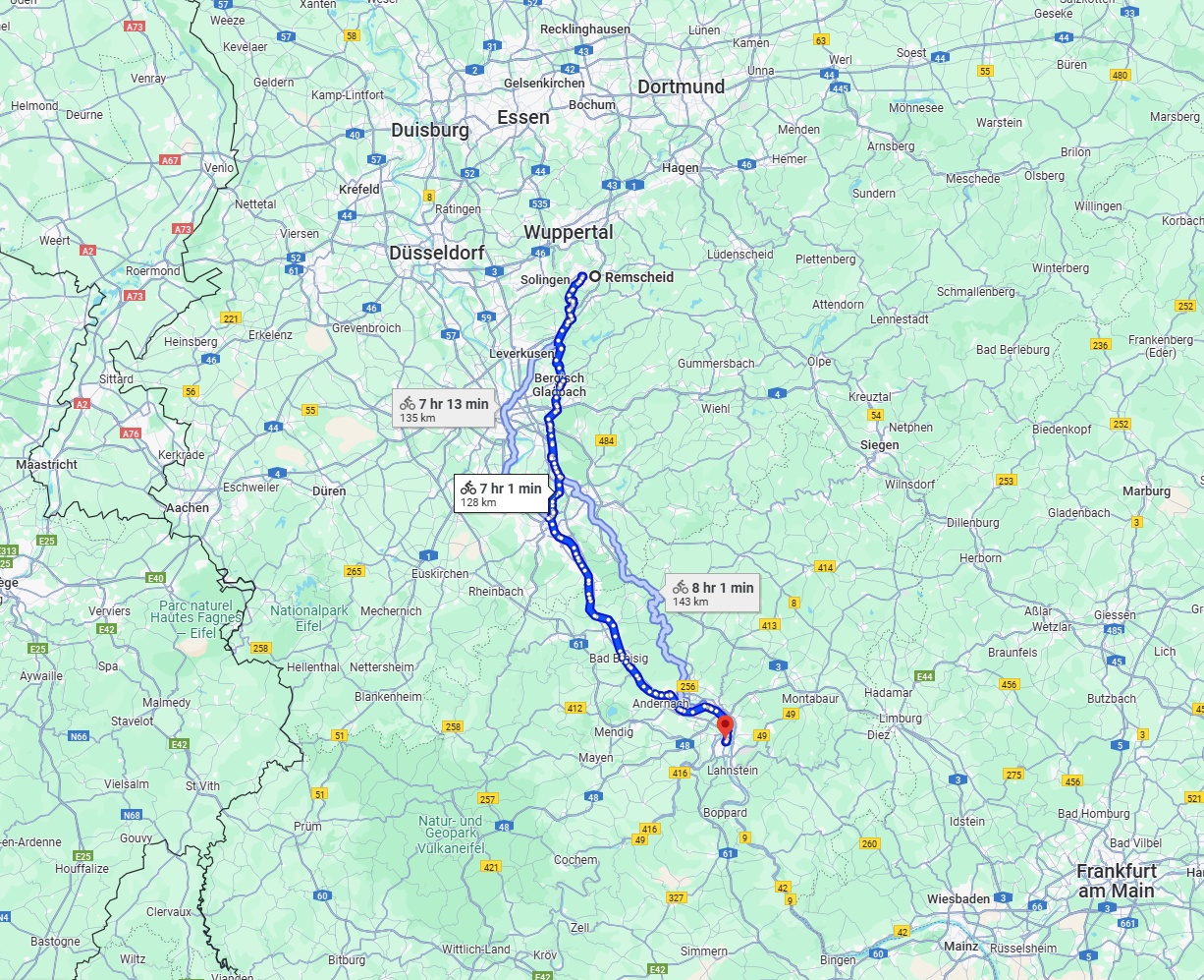 Anreise von Remscheid Zu Koblenz Über 