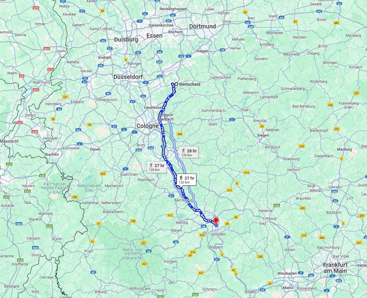 Anreise von Remscheid Zu Koblenz Über 
