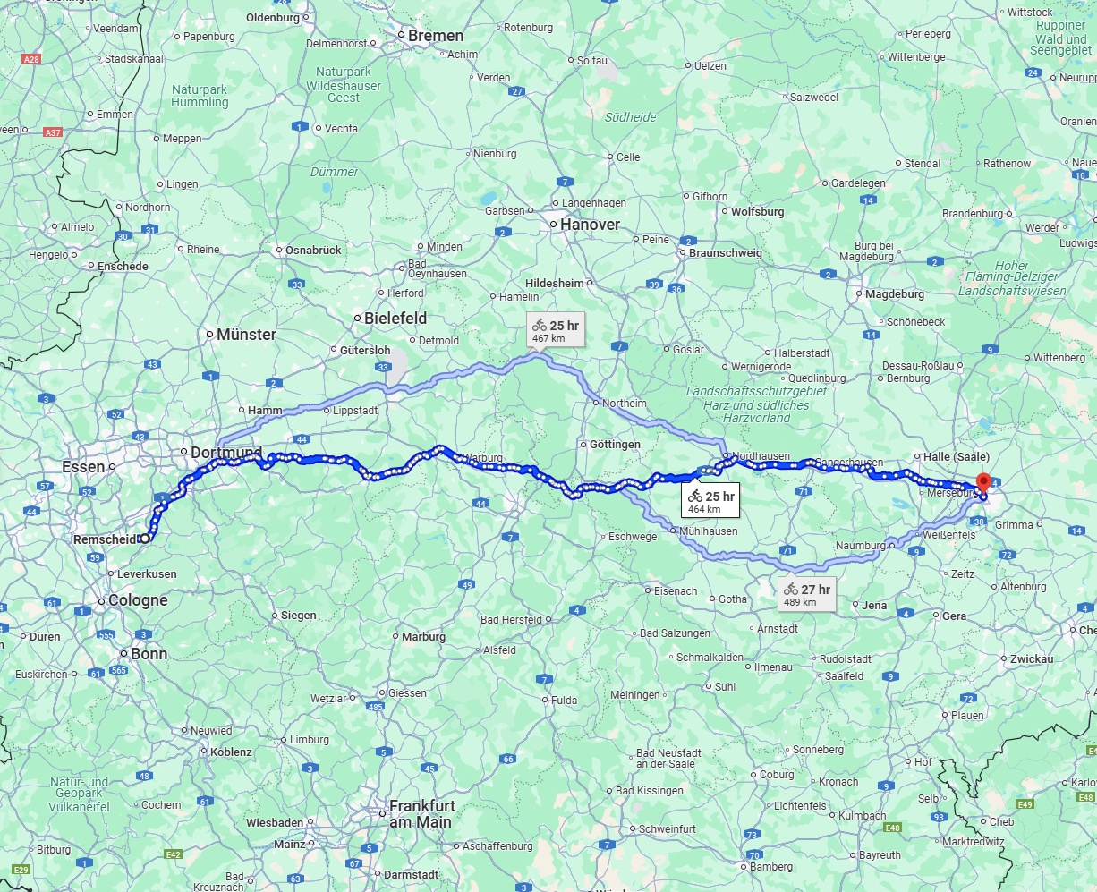 Anreise von Remscheid Zu Leipzig Über 