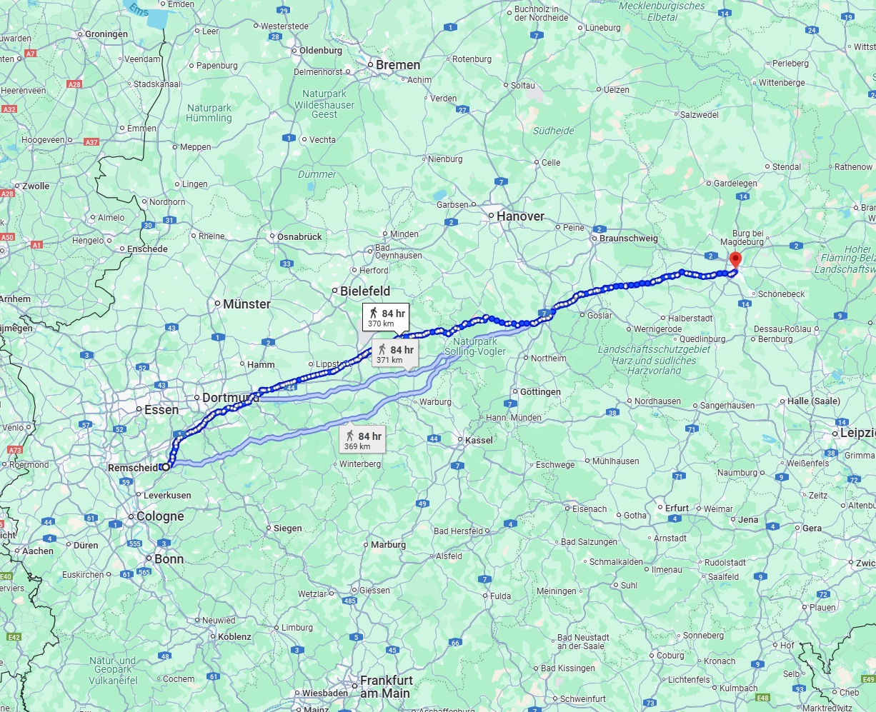 Anreise von Remscheid Zu Magdeburg Über 