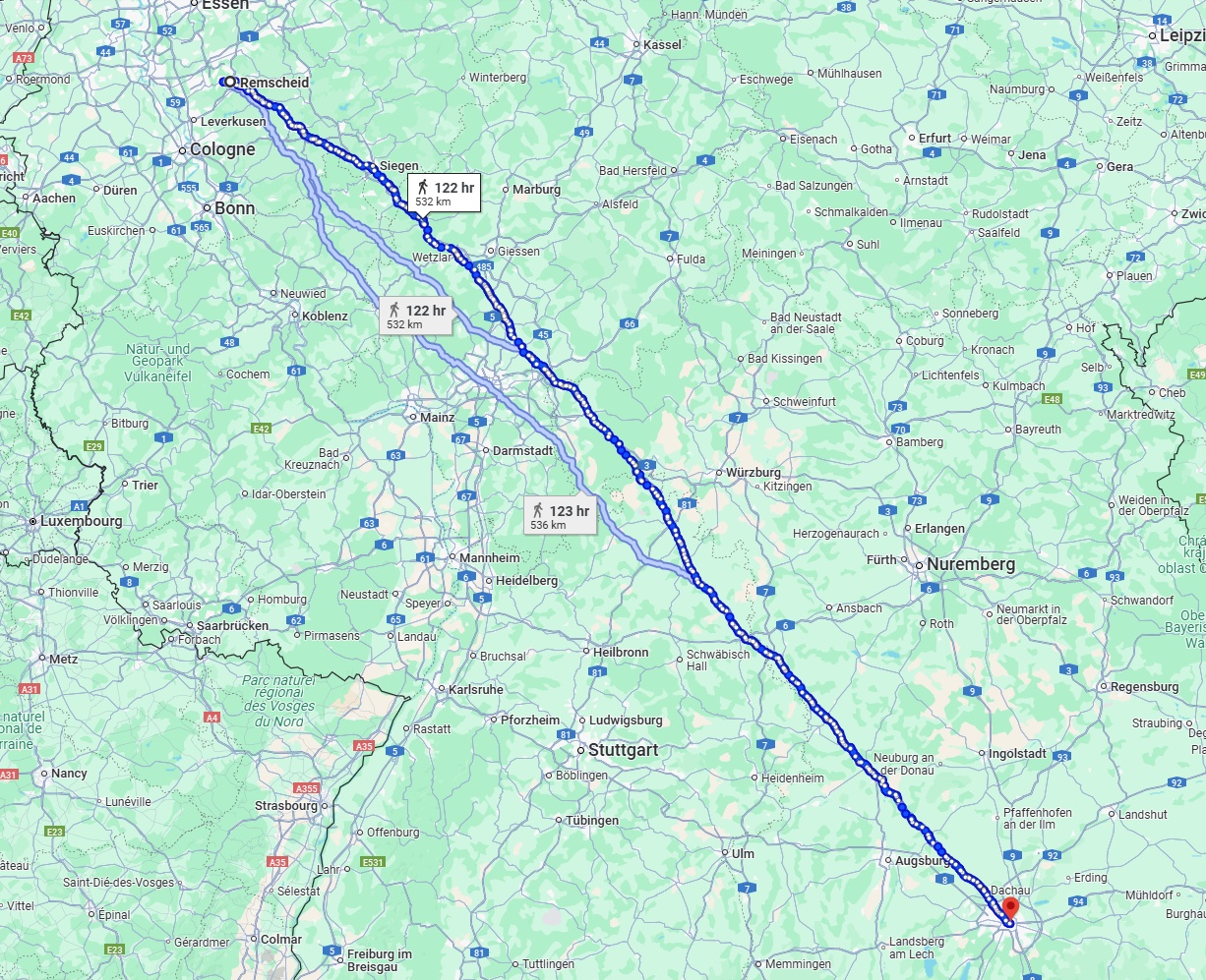 Anreise von Remscheid Zu München Über 