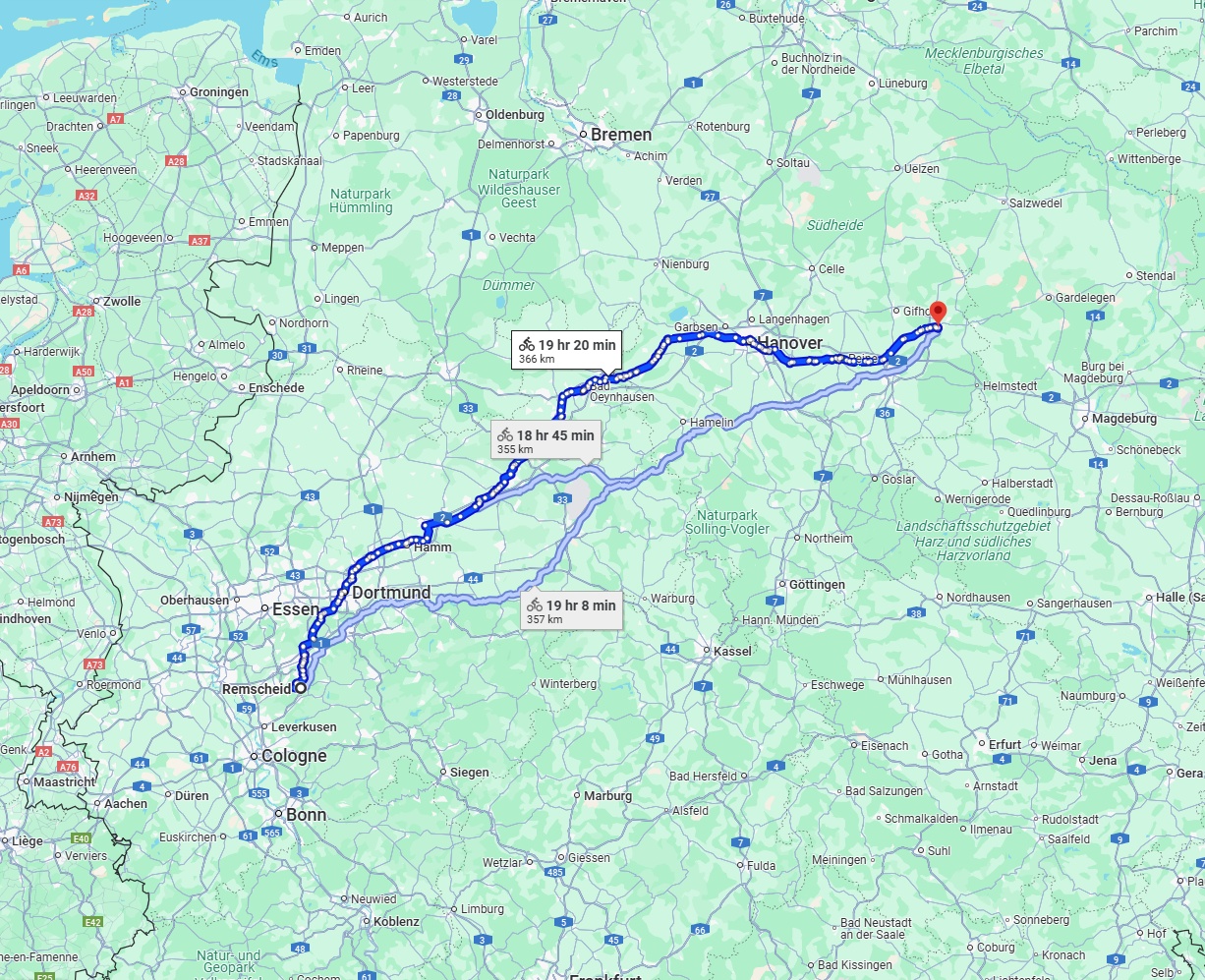 Anreise von Remscheid Zu Wolfsburg Über 