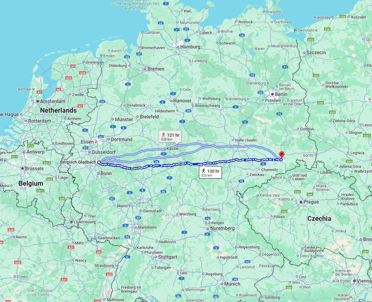 Anreise von Bergisch Gladbach Zu Dresden Über 
