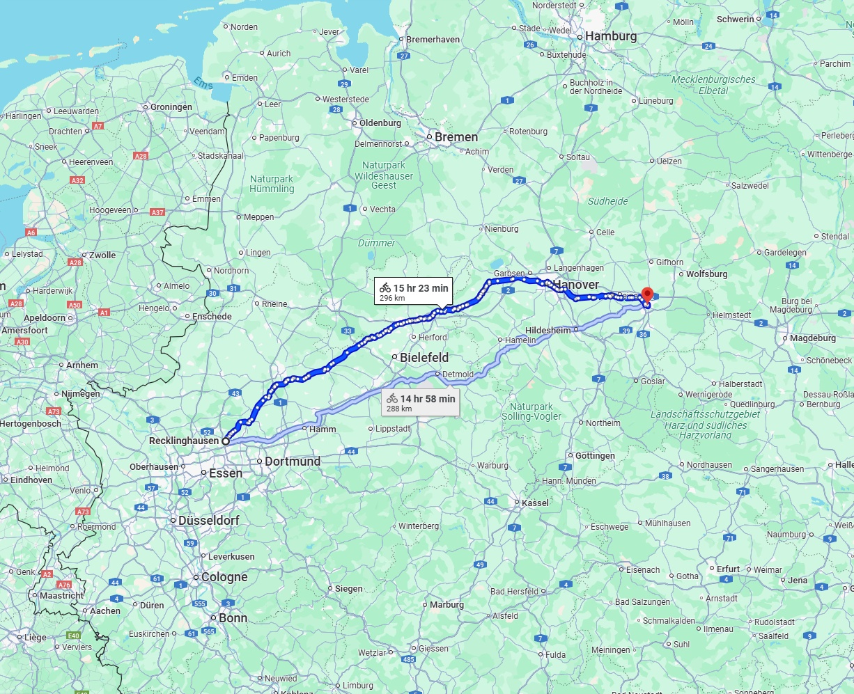 Anreise von Recklinghausen Zu Braunschweig Über 