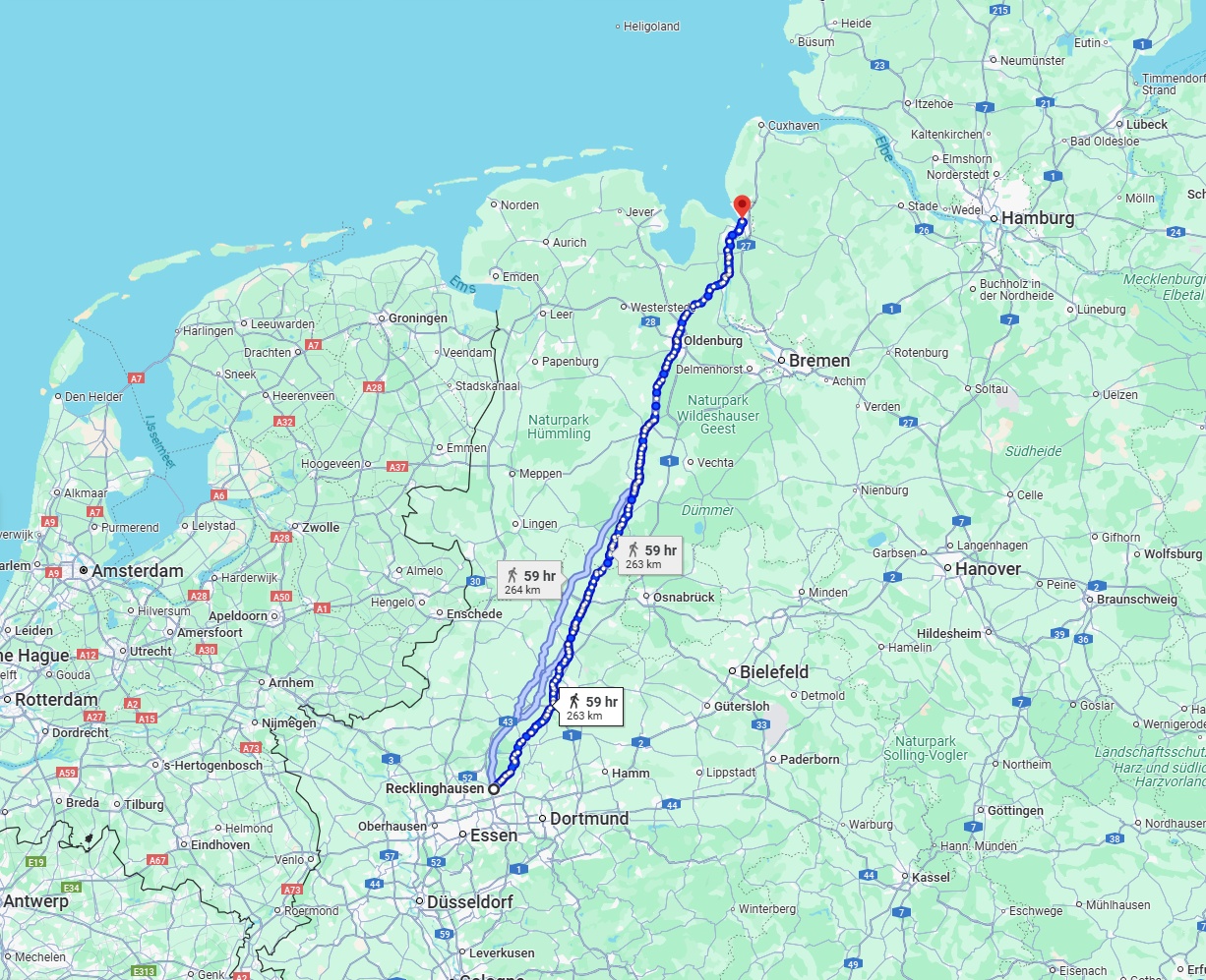 Anreise von Recklinghausen Zu Bremerhaven Über 