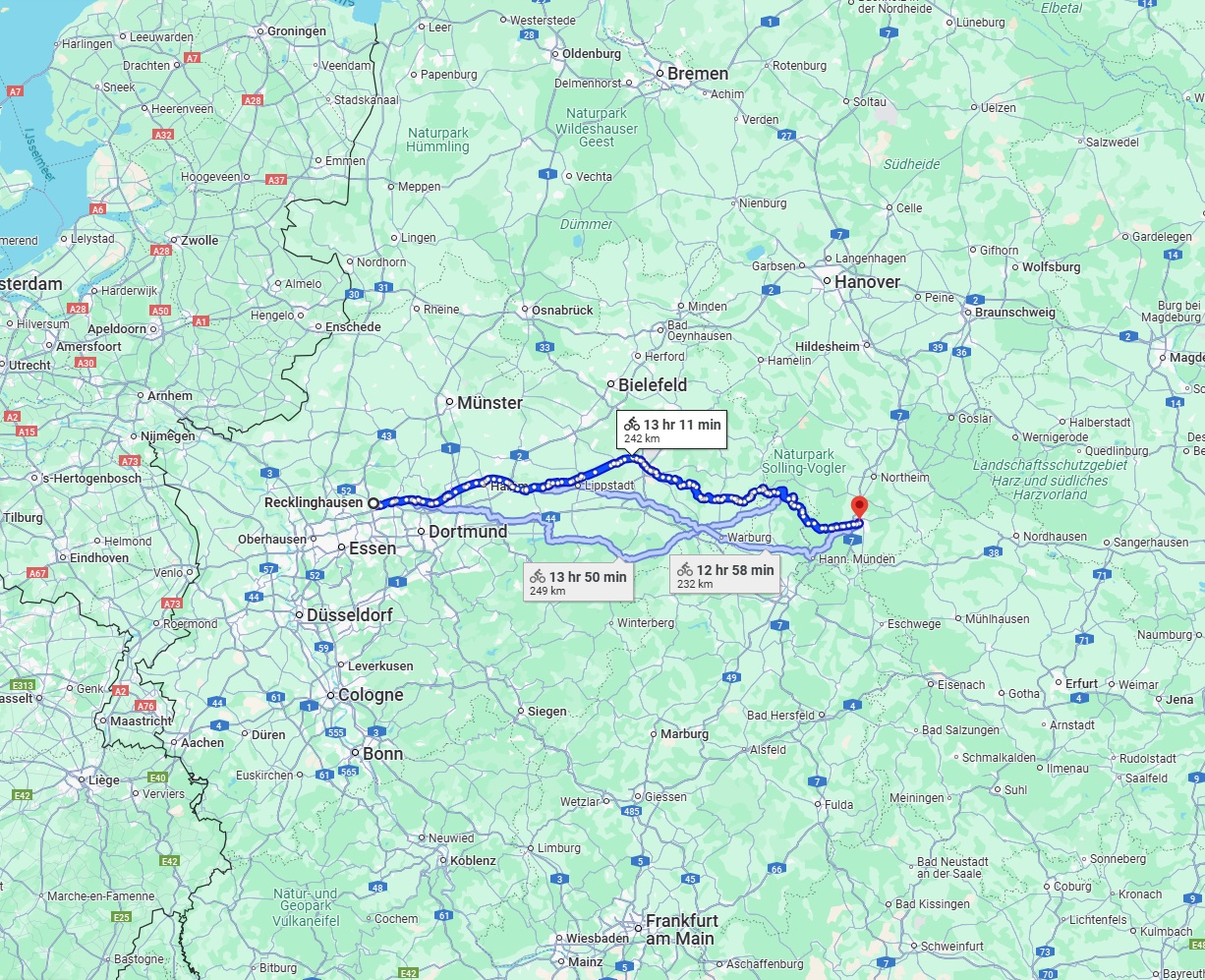 Anreise von Recklinghausen Zu Göttingen Über 