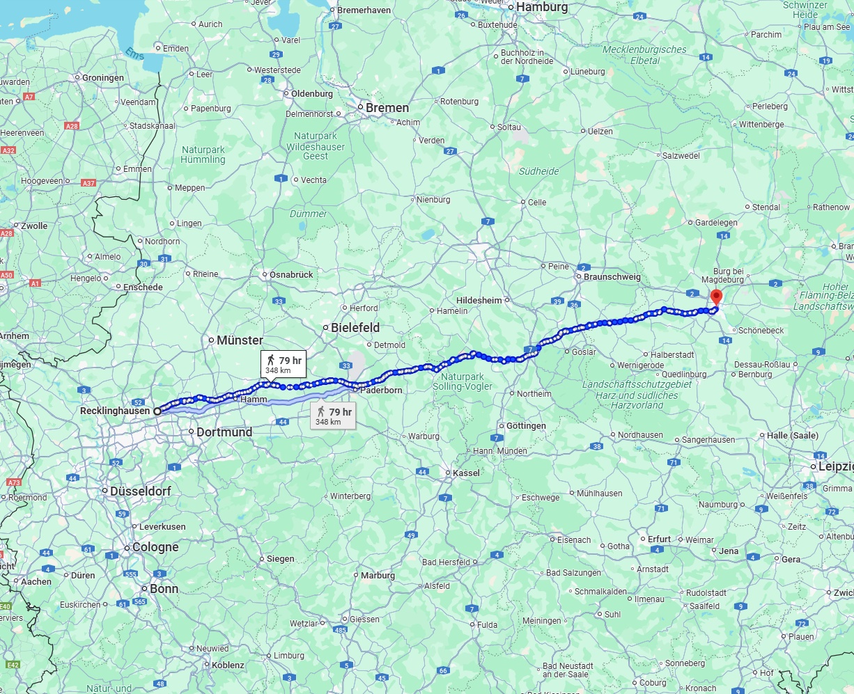 Anreise von Recklinghausen Zu Magdeburg Über 