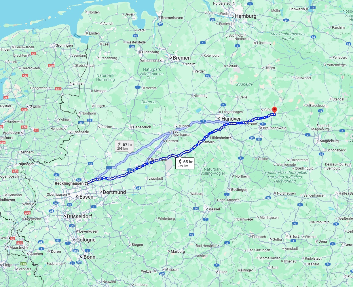 Anreise von Recklinghausen Zu Wolfsburg Über 