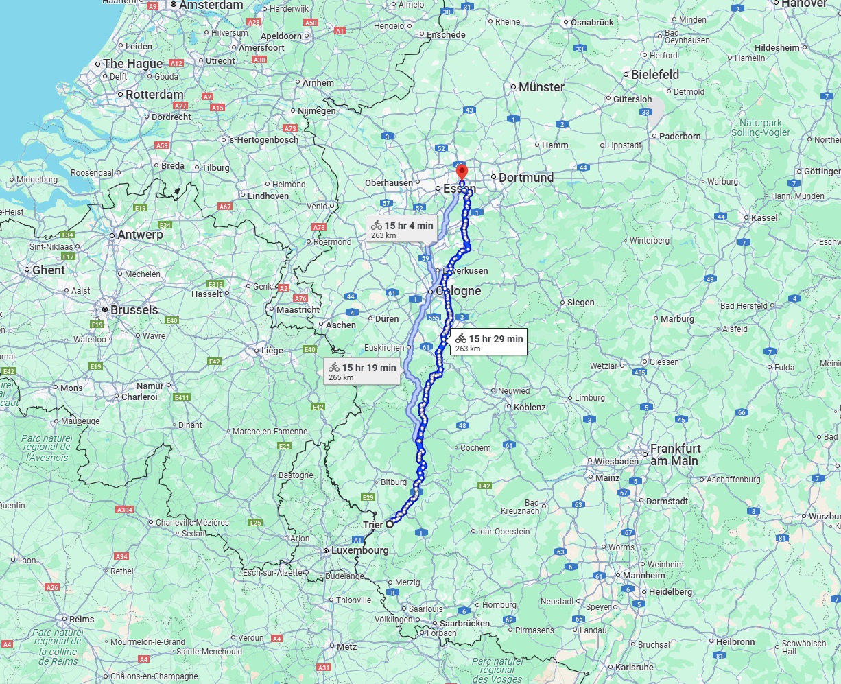 Anreise von Trier Zu Bochum Über 