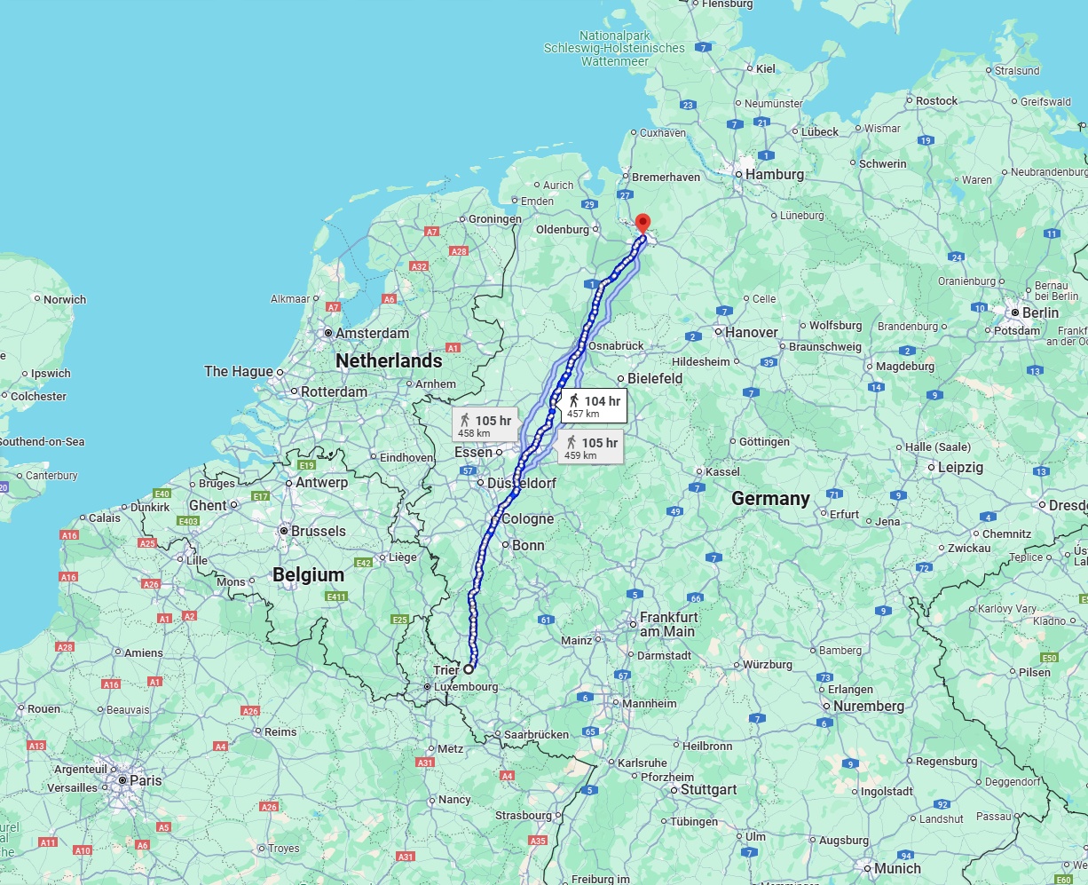 Anreise von Trier Zu Bremen Über 