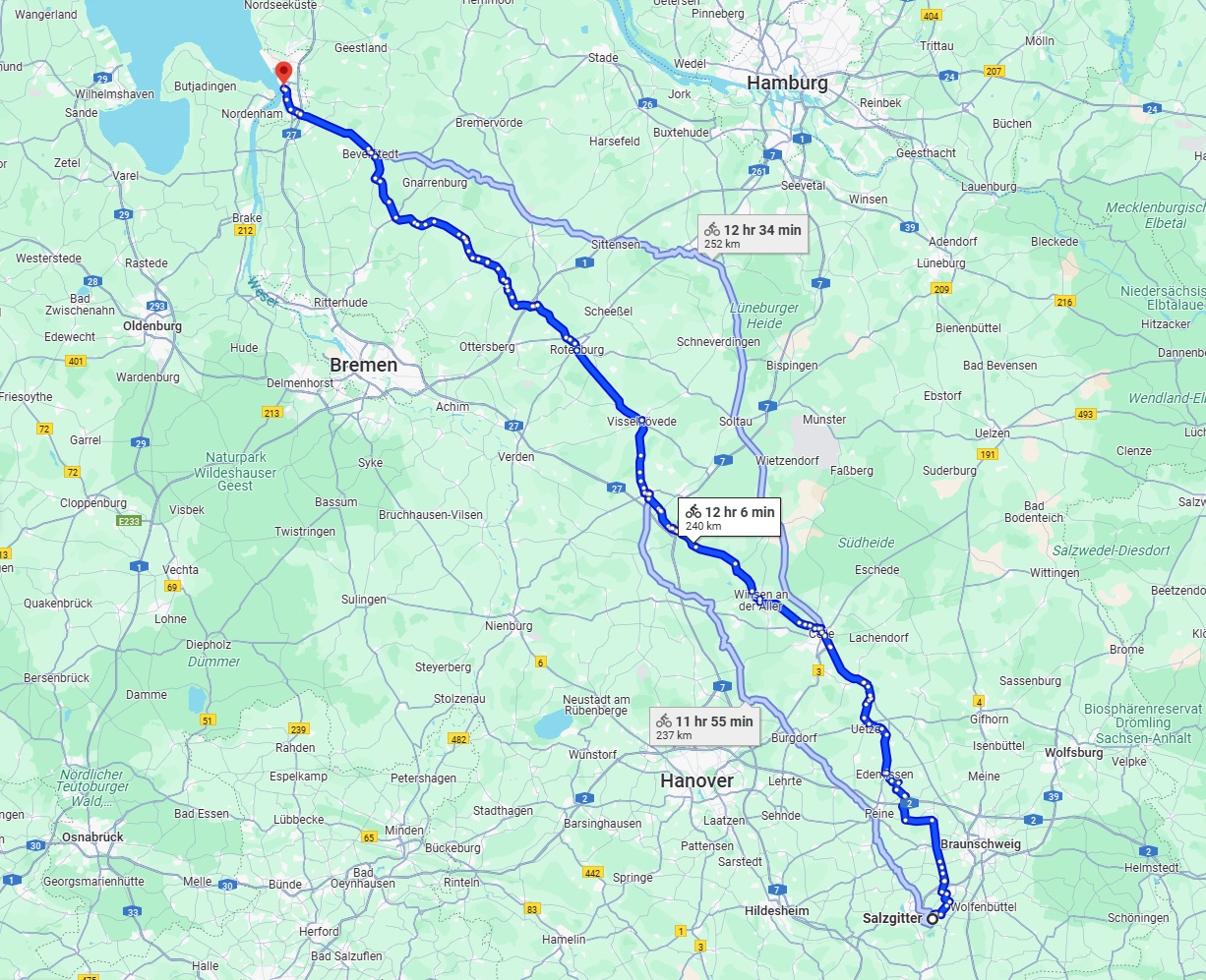 Anreise von Salzgitter Zu Bremerhaven Über 