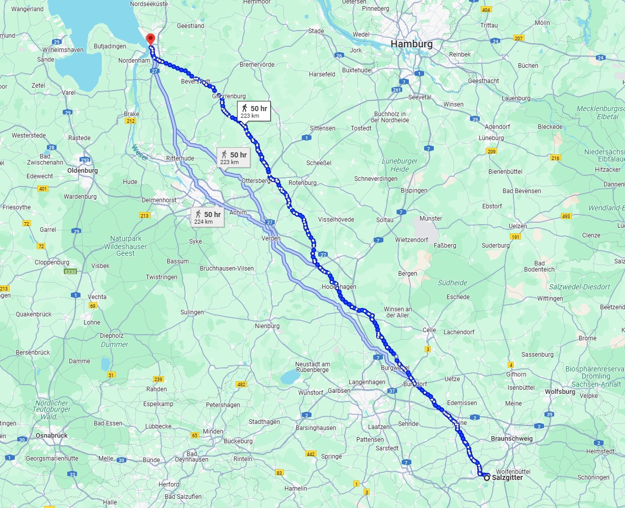 Anreise von Salzgitter Zu Bremerhaven Über 