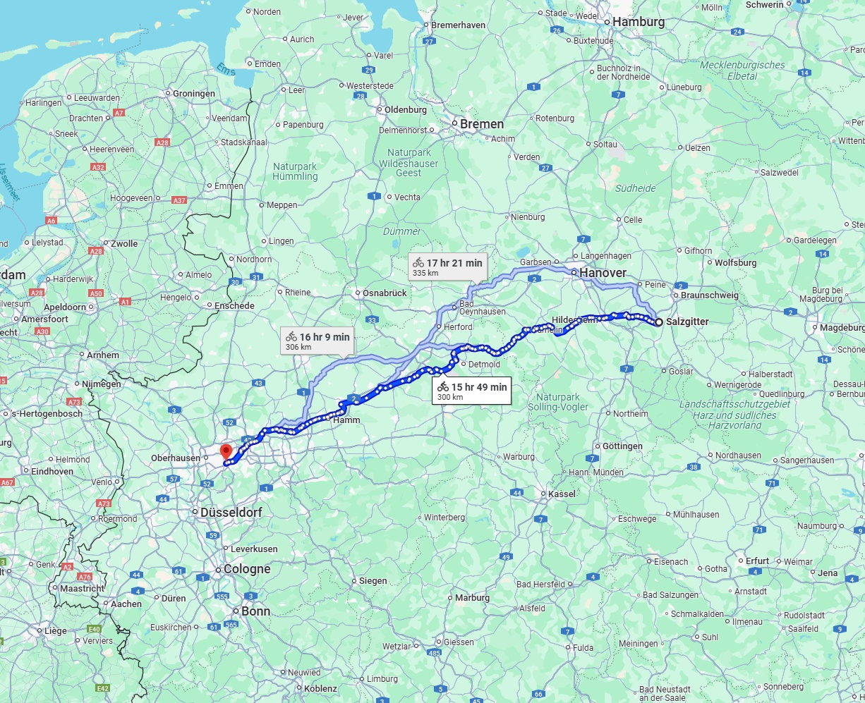 Anreise von Salzgitter Zu Essen Über 
