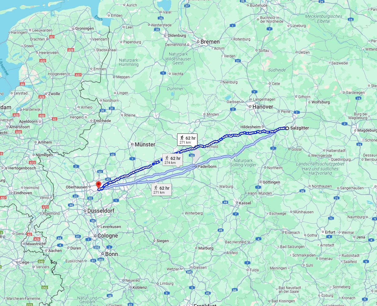 Anreise von Salzgitter Zu Essen Über 