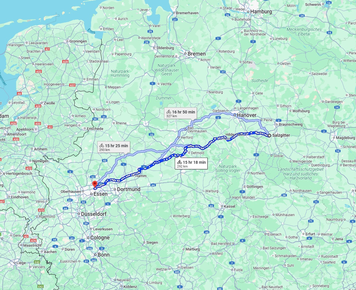 Anreise von Salzgitter Zu Gelsenkirchen Über 