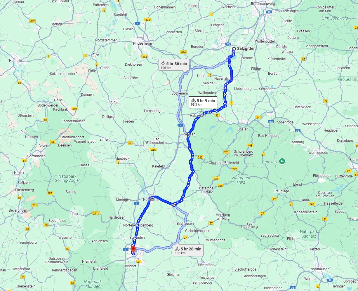 Anreise von Salzgitter Zu Göttingen Über 