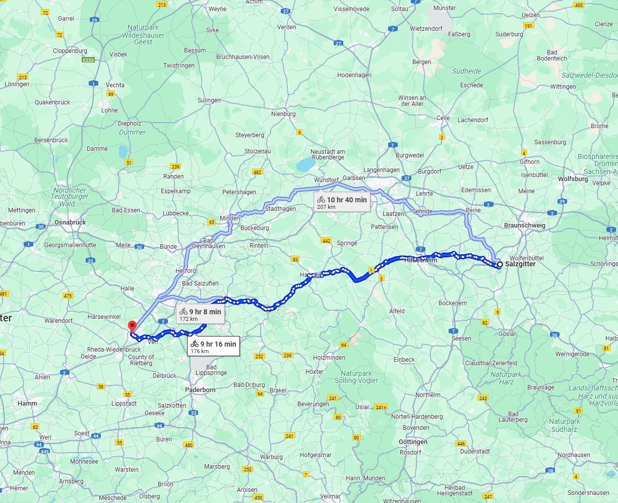 Anreise von Salzgitter Zu Gütersloh Über 
