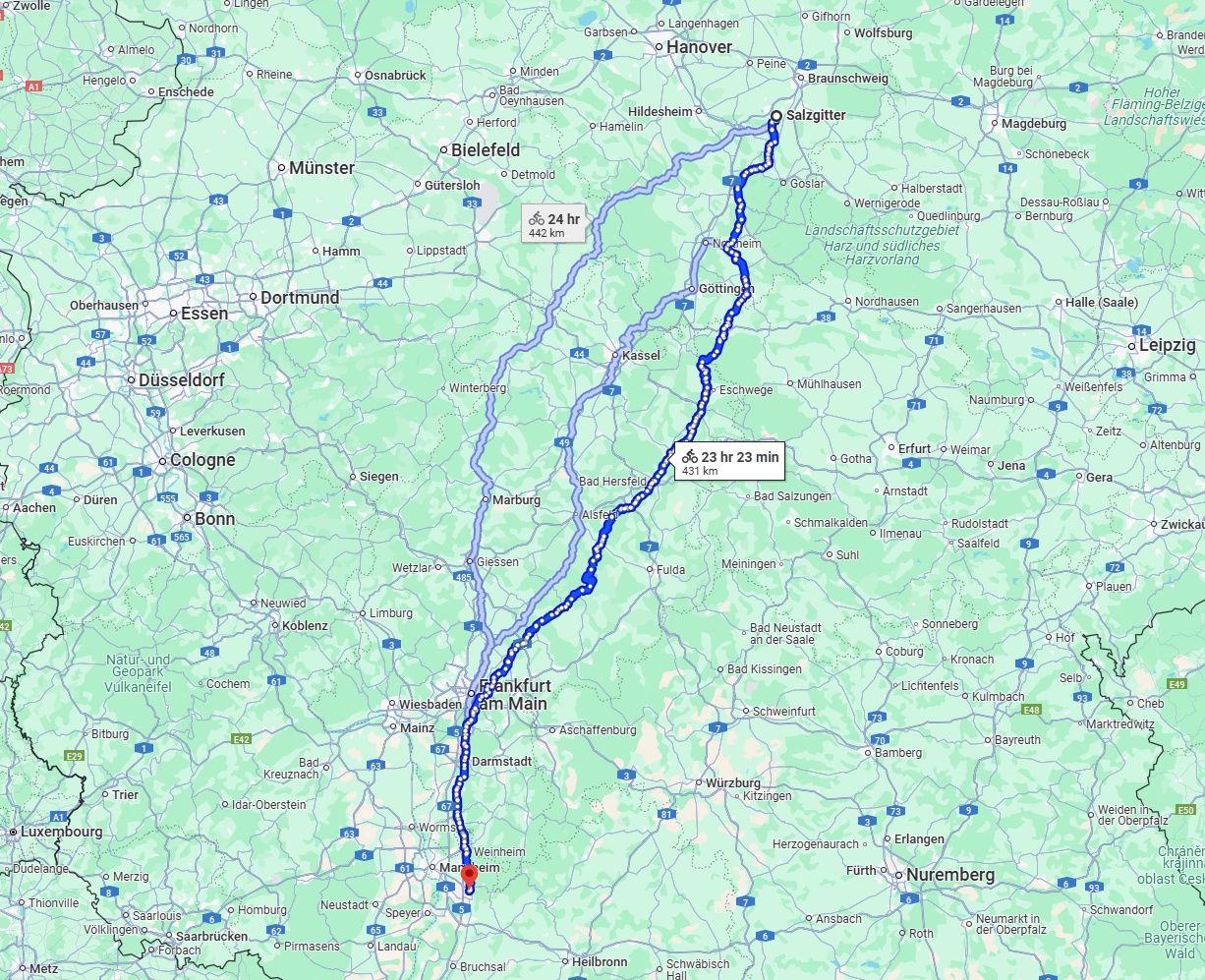 Anreise von Salzgitter Zu Heidelberg Über 