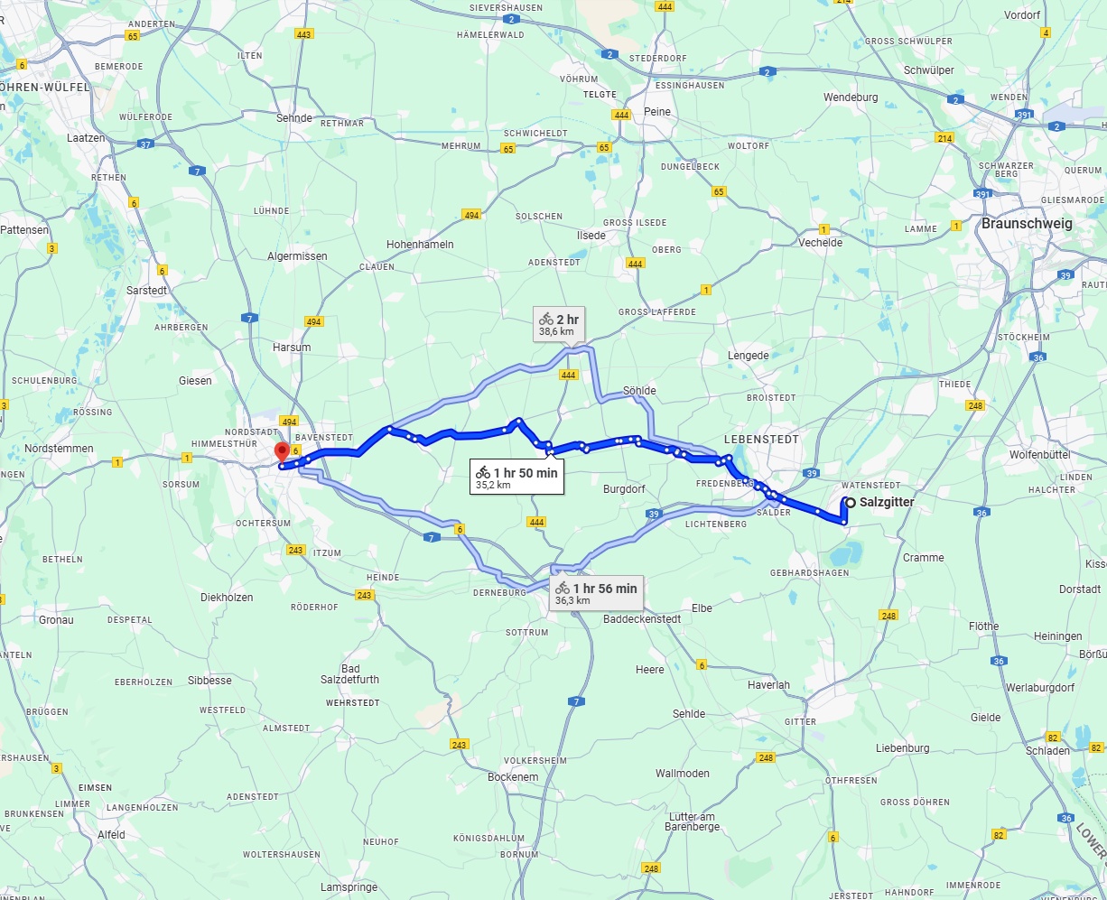 Anreise von Salzgitter Zu Hildesheim Über 