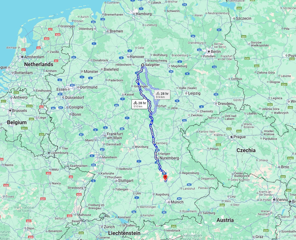 Anreise von Salzgitter Zu Ingolstadt Über 