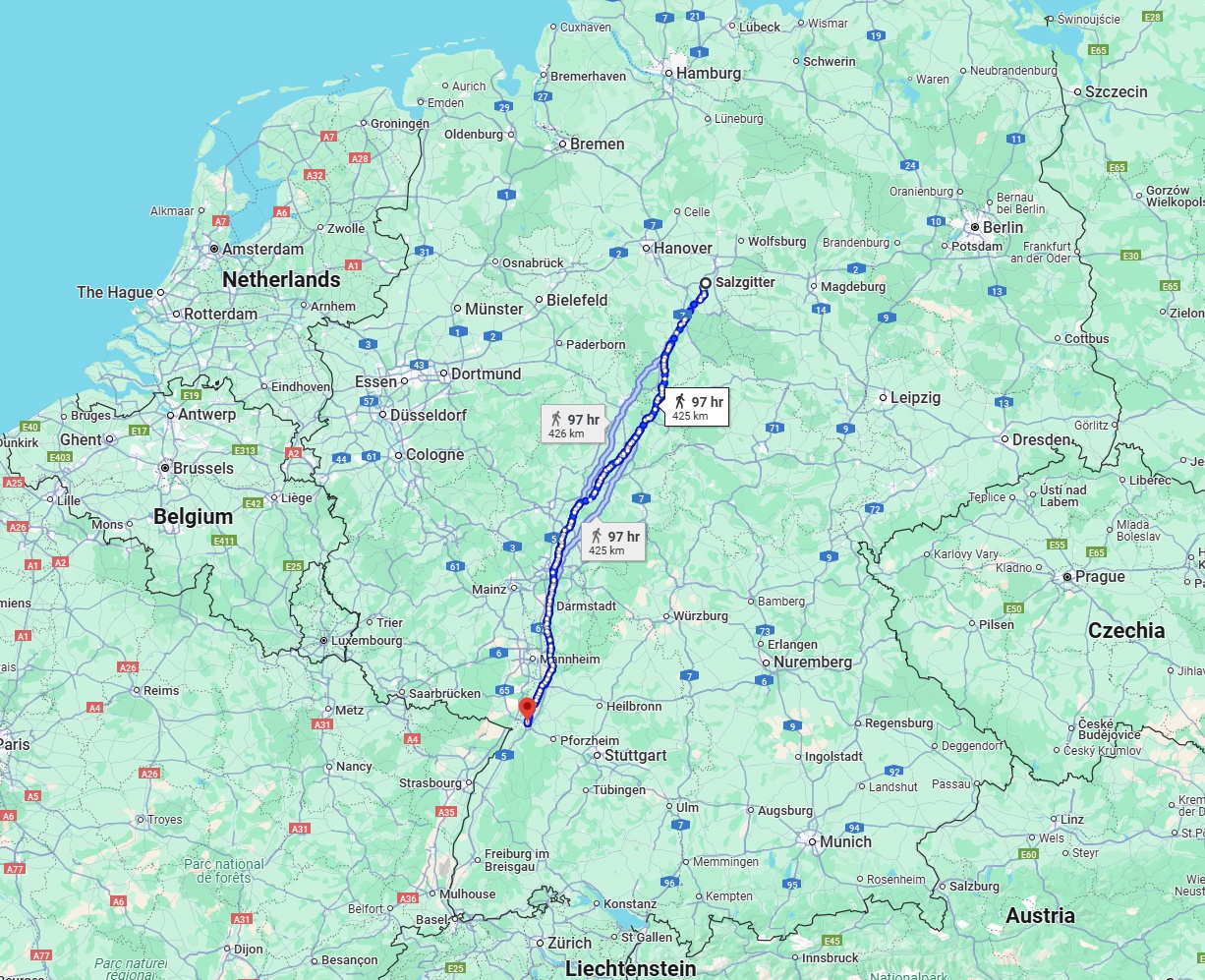 Anreise von Salzgitter Zu Karlsruhe Über 