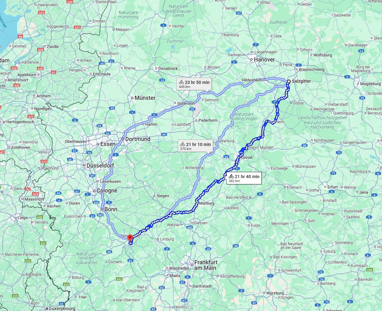 Anreise von Salzgitter Zu Koblenz Über 