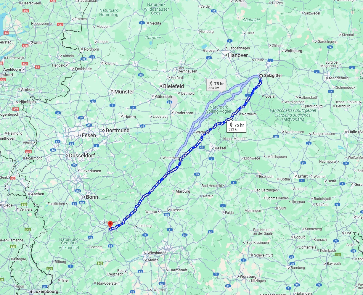 Anreise von Salzgitter Zu Koblenz Über 