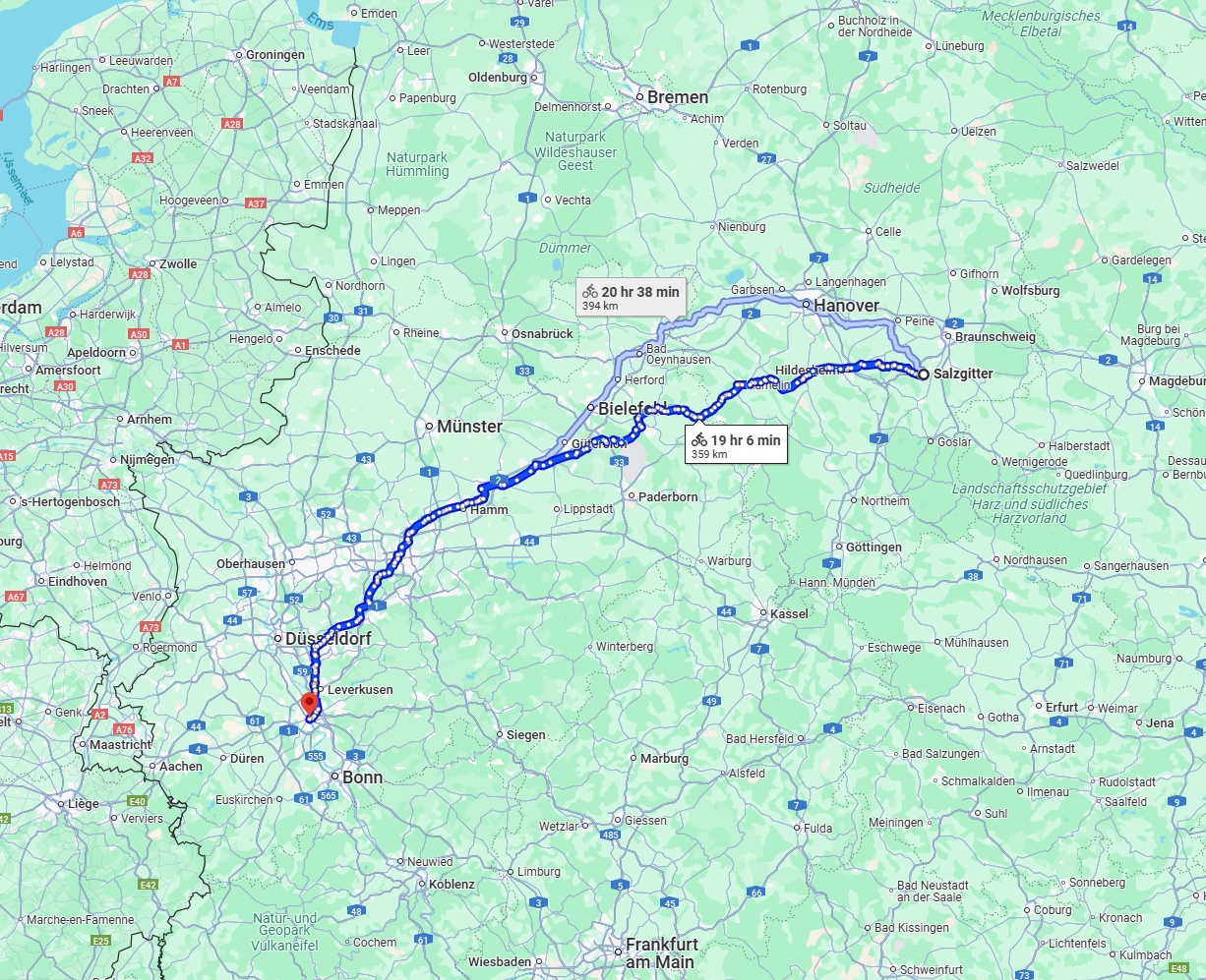Anreise von Salzgitter Zu Köln Über 