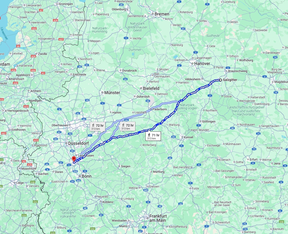 Anreise von Salzgitter Zu Köln Über 