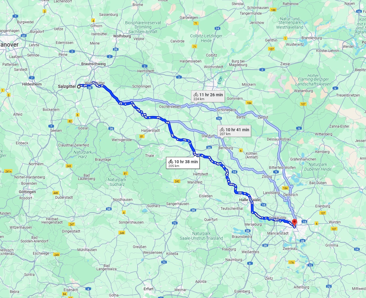 Anreise von Salzgitter Zu Leipzig Über 