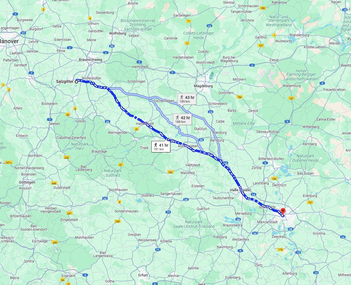 Anreise von Salzgitter Zu Leipzig Über 