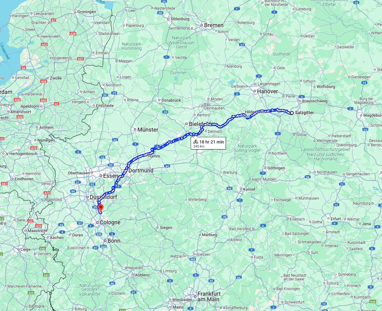 Anreise von Salzgitter Zu Leverkusen Über 