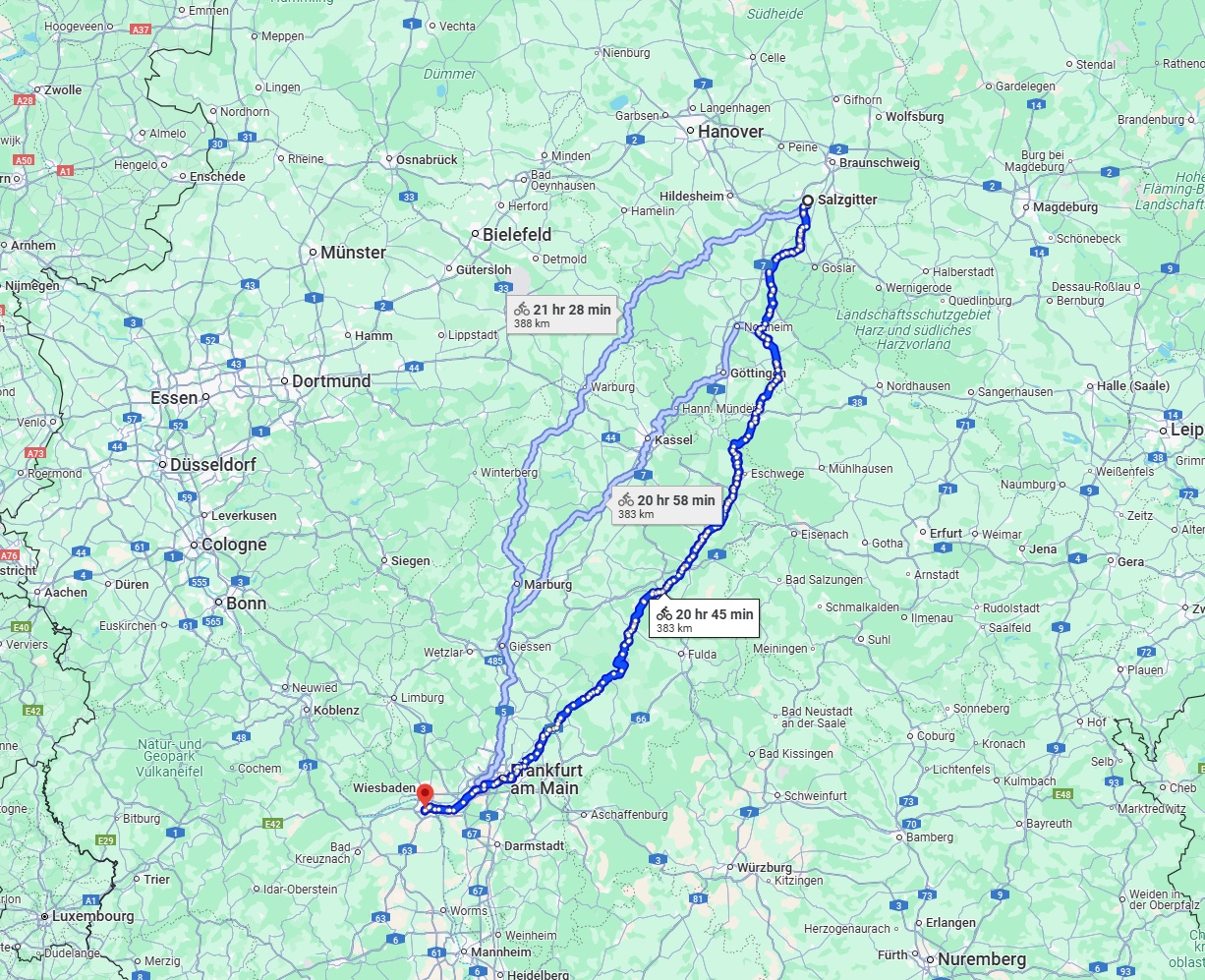 Anreise von Salzgitter Zu Mainz Über 