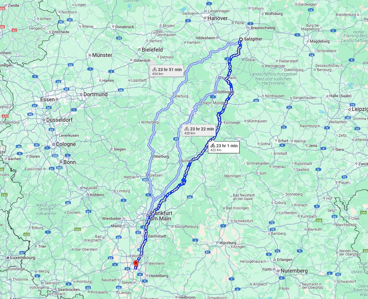 Anreise von Salzgitter Zu Mannheim Über 