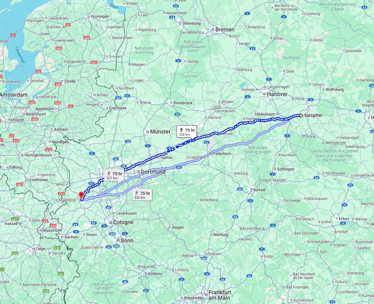 Anreise von Salzgitter Zu Mönchengladbach Über 