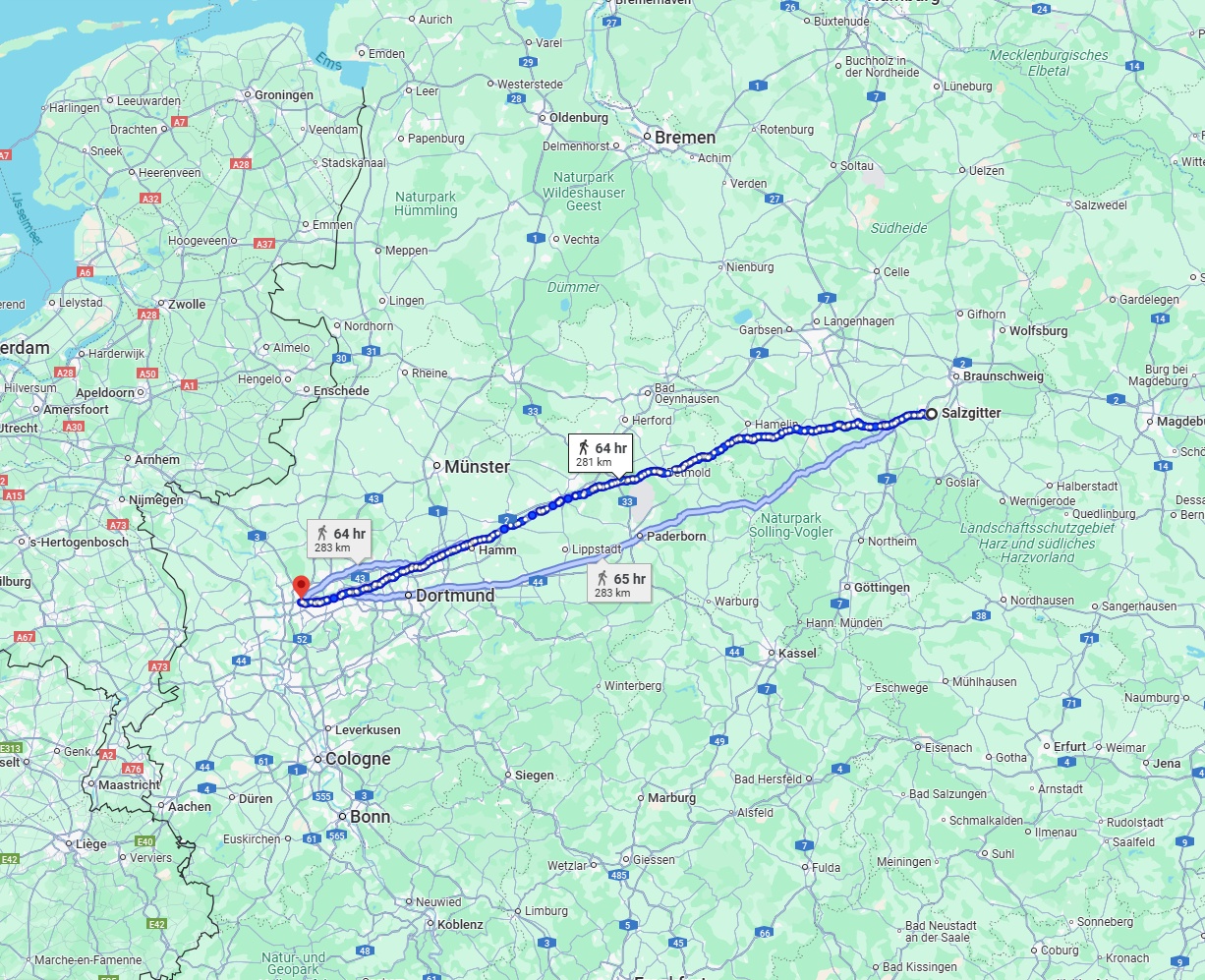 Anreise von Salzgitter Zu Oberhausen Über 