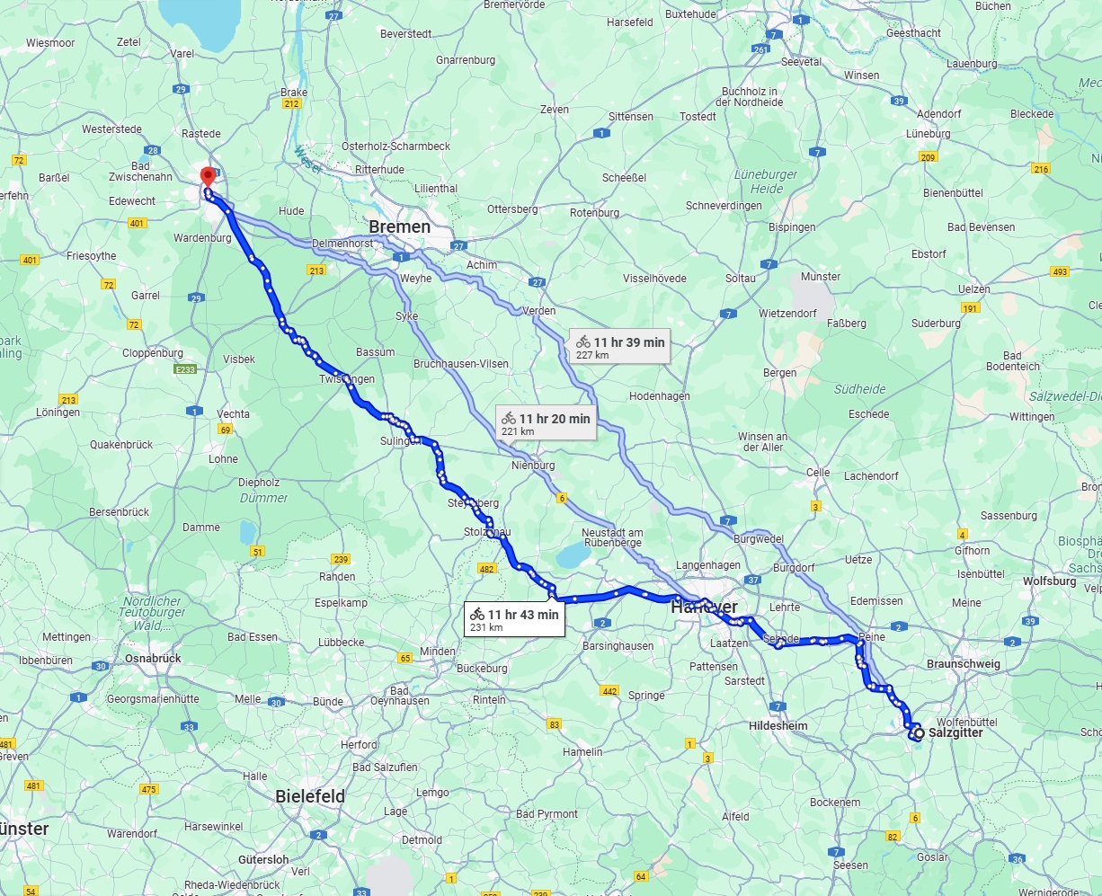 Anreise von Salzgitter Zu Oldenburg Über 